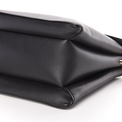 Prada New Calfskin Medium Ingrid Top Handle Bag Black 9 of 9