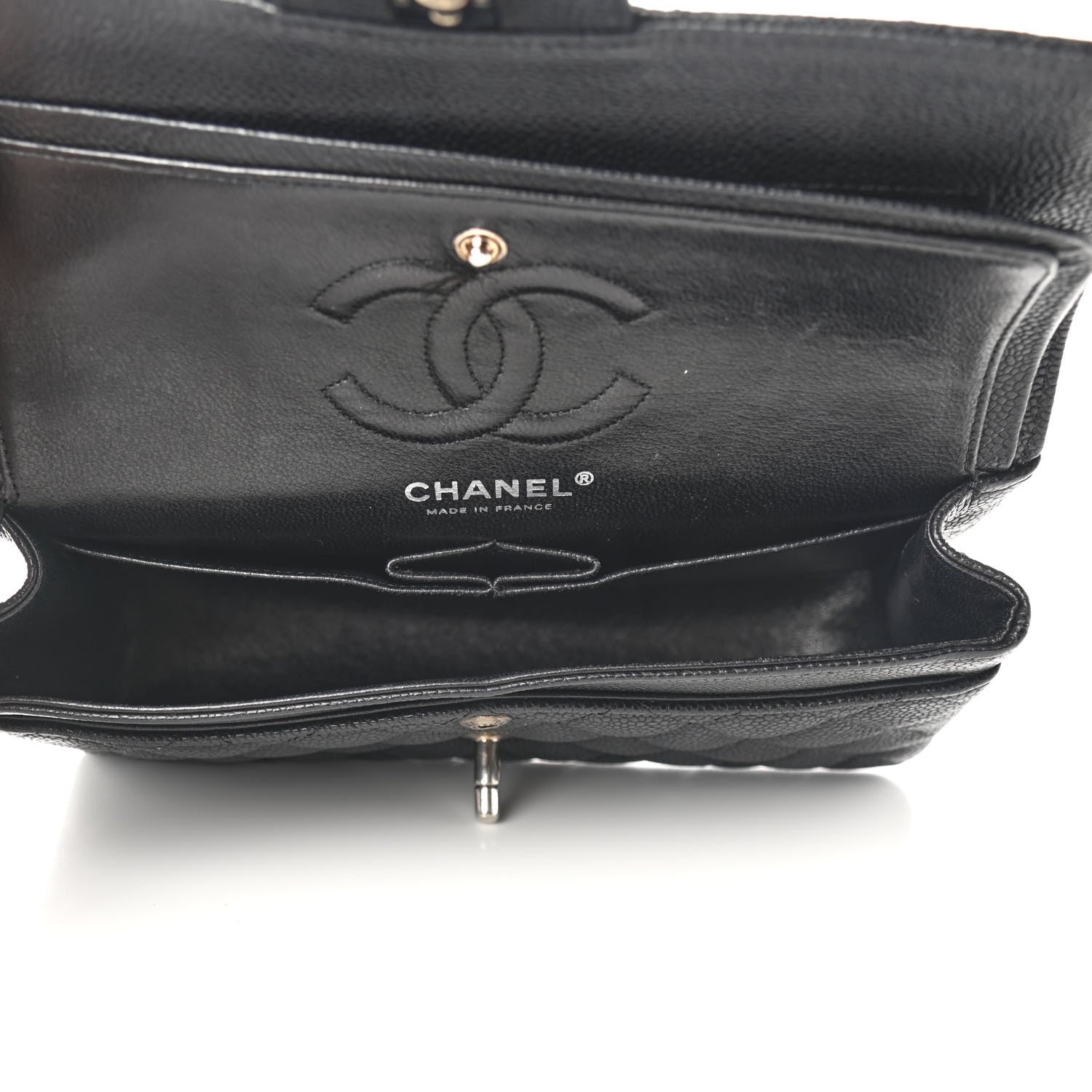 Chanel Caviar Quilted Small Double Flap Black 5 of 14