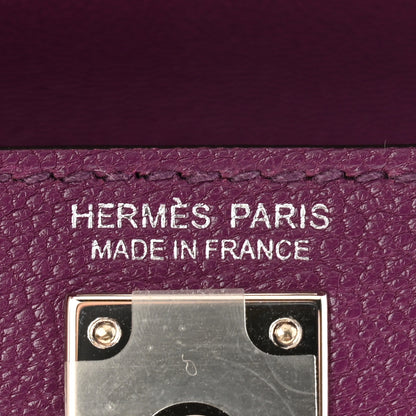 Hermes Chevre Mysore Mini Kelly Sellier 20 Violet 6 of 11