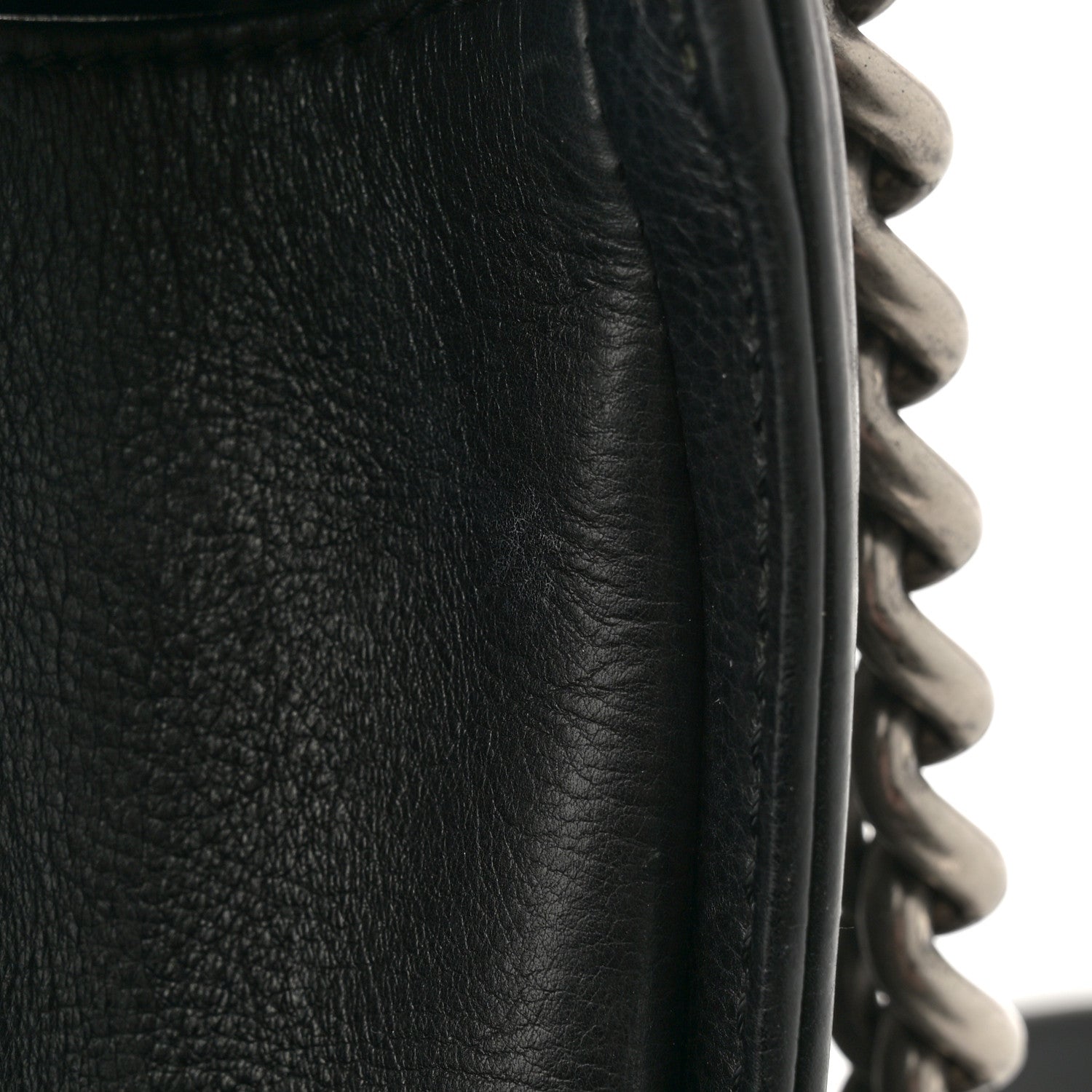 Chanel Calfskin Quilted Large Boy Flap Black 12 of 13