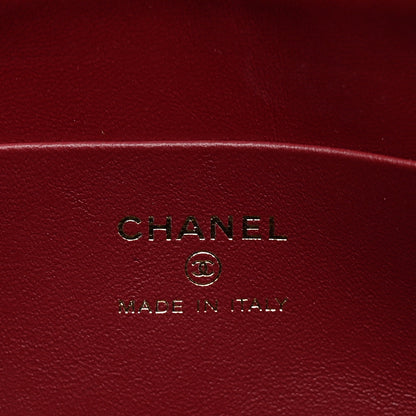 Chanel Crocodile Embossed Quilted Turn Around Clutch With Chain Black 6 of 10