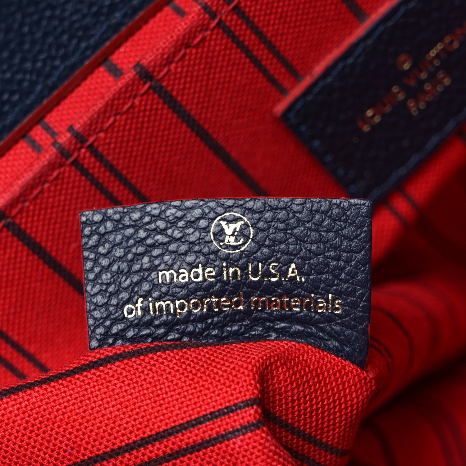 Louis Vuitton Empreinte Pochette Metis Marine Rouge 7 of 9