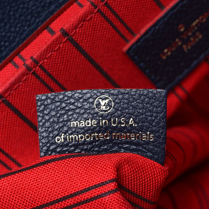 Louis Vuitton Empreinte Pochette Metis Marine Rouge 7 of 9