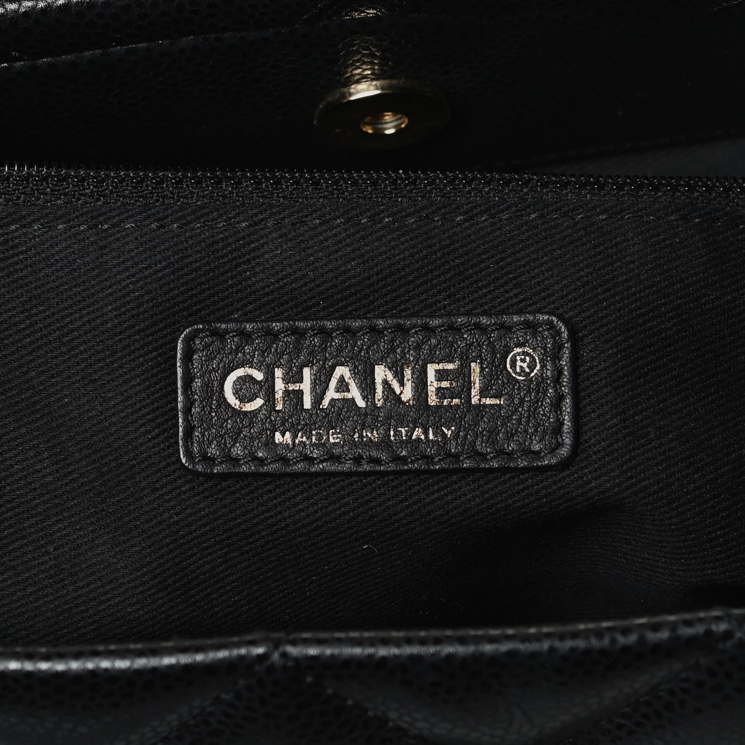 Chanel Caviar Quilted CC Timeless Tote Black 5 of 9
