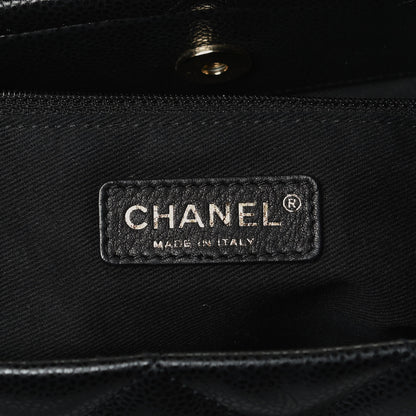 Chanel Caviar Quilted CC Timeless Tote Black 5 of 9