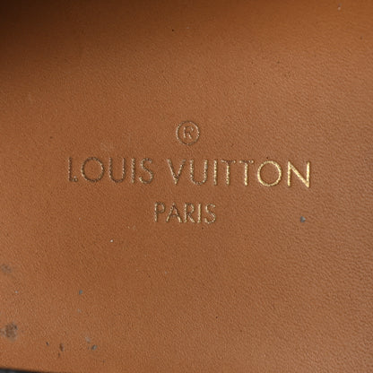Louis Vuitton Calfskin Monogram Mens Monte Carlo Mocassin Loafers 10 Black 8 of 8