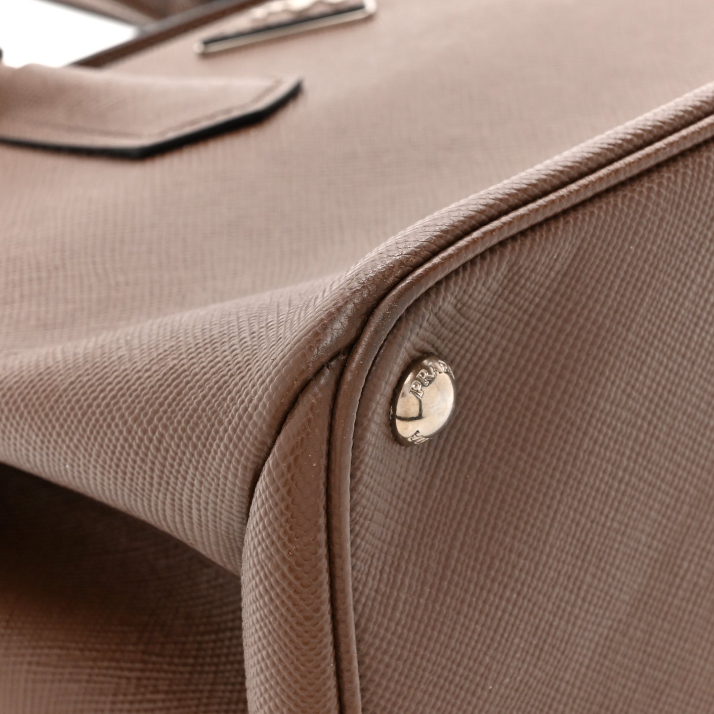 Saffiano Cuir Twin Tote Cocoa