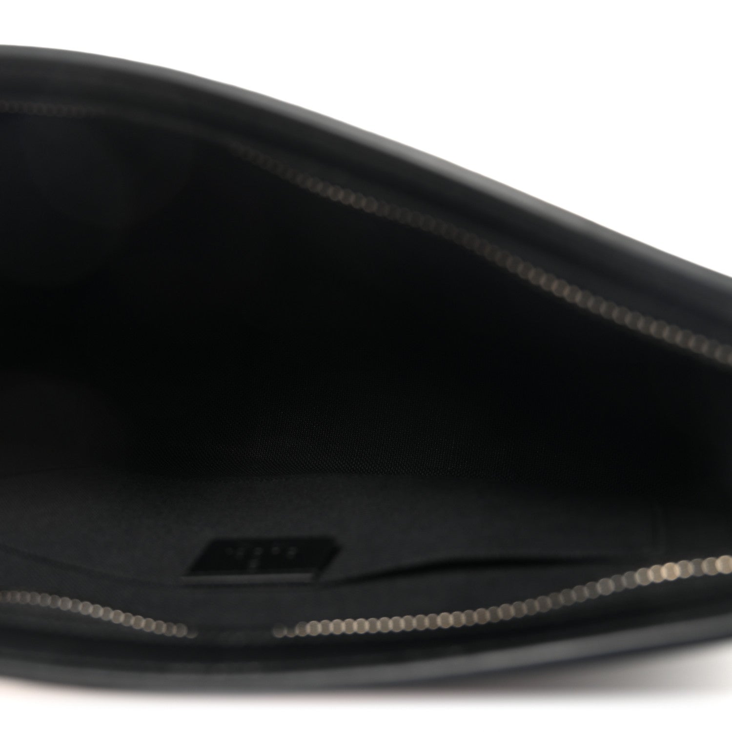 Gucci GG Supreme Monogram Selleria Calfskin Web New Web Cosmetic Case Black 5 of 8