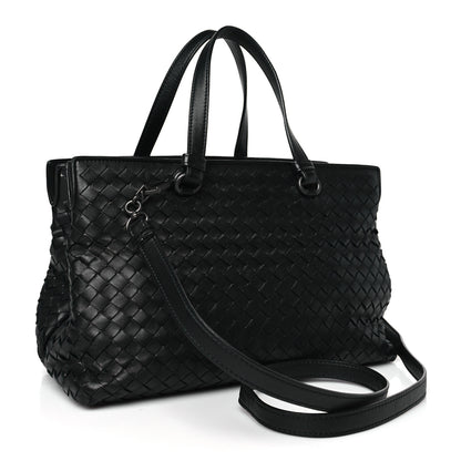 Bottega Veneta Nappa Intrecciato Brick Tote Black 3 of 9