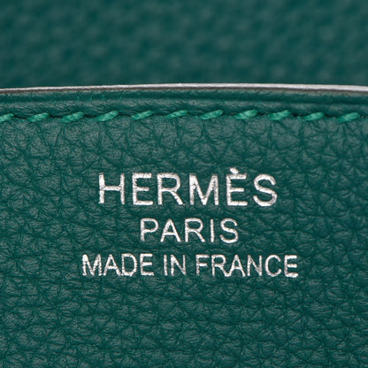 Hermes Togo Birkin 35 Malachite 16 of 32
