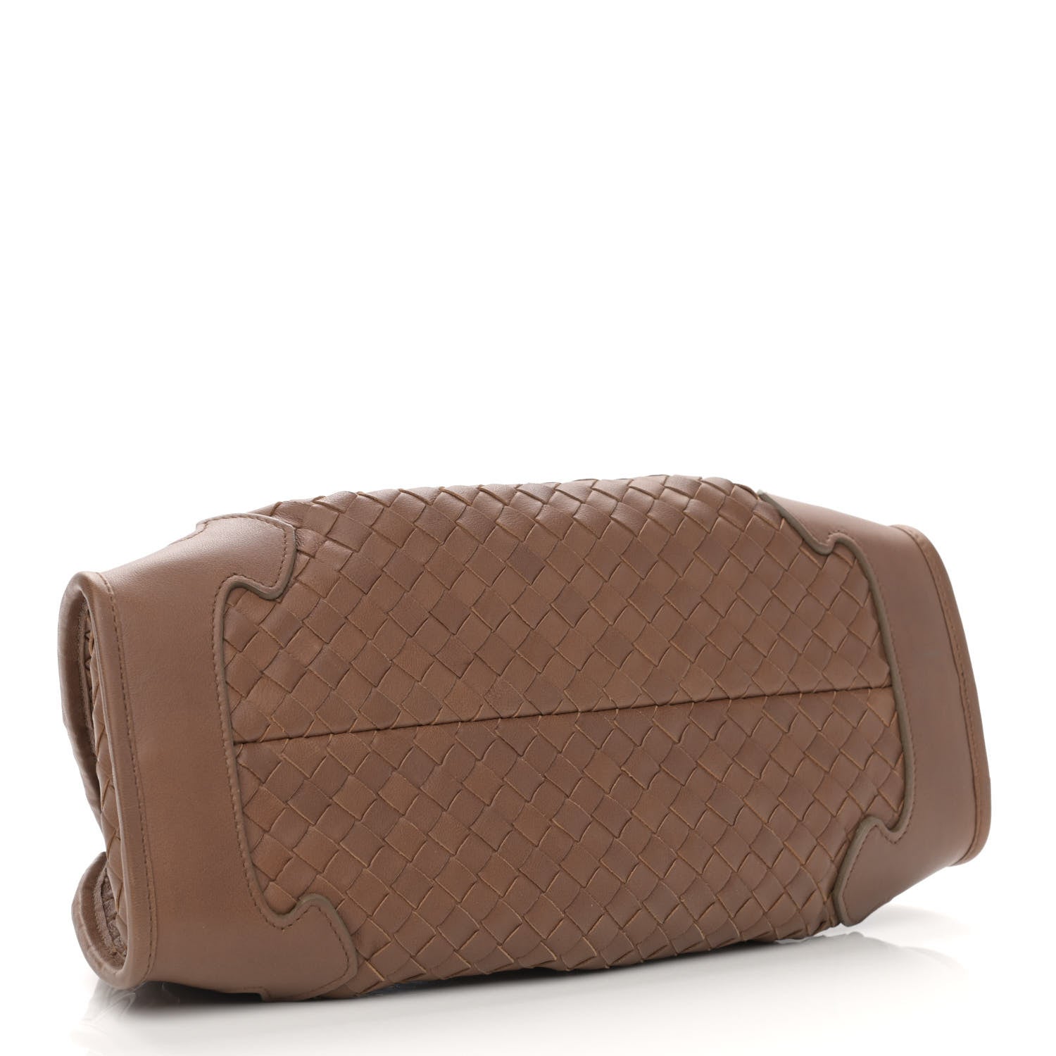 Bottega Veneta Nappa Intrecciato Small Chain Shoulder Bag Noce 4 of 12