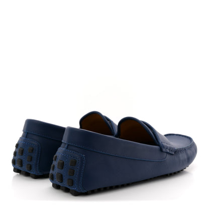 Gucci Soft Clove Calfskin GG Supreme Monogram Mens Interlocking G Driver Loafers 9 Royale 5 of 12