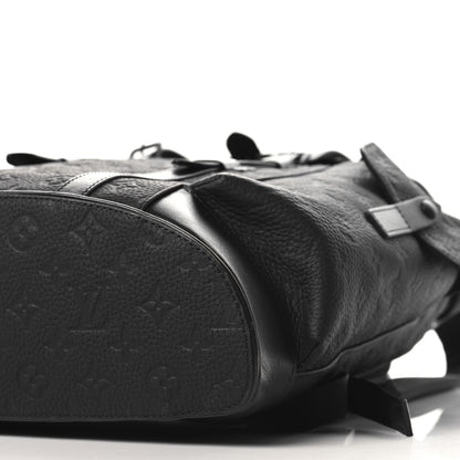 Louis Vuitton Taurillon Monogram Christopher MM Backpack Black 9 of 9