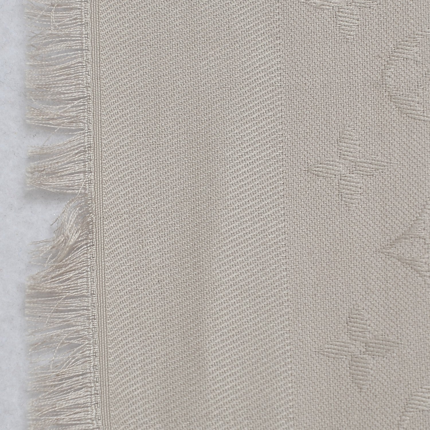 Louis Vuitton Silk Wool Monogram Shawl Beige 9 of 16