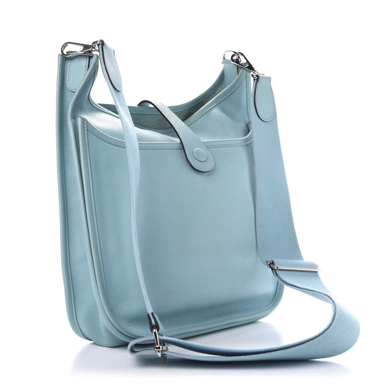 Hermes Epsom Evelyne III PM Bleu Atoll 3 of 14