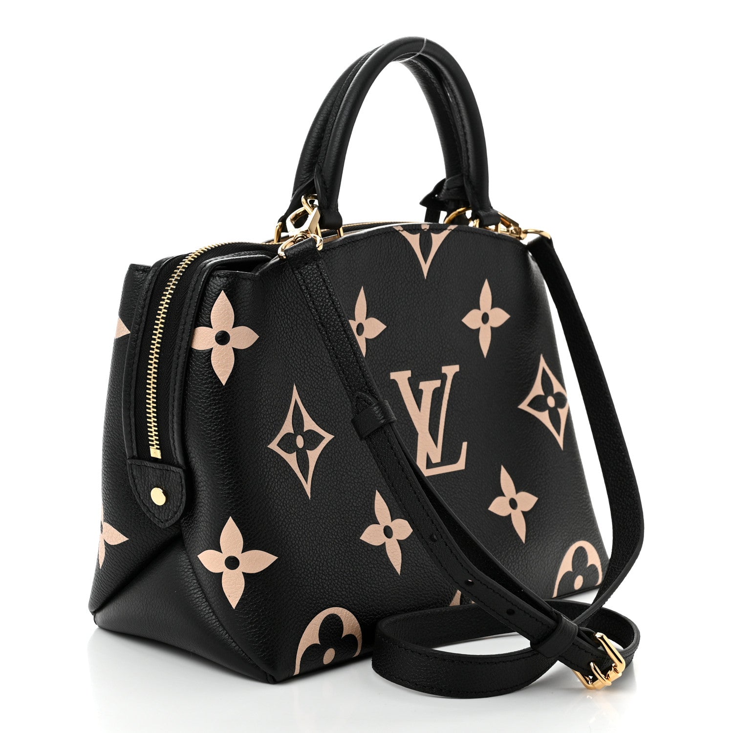Louis Vuitton Empreinte Monogram Giant Petit Palais Black Beige 3 of 9