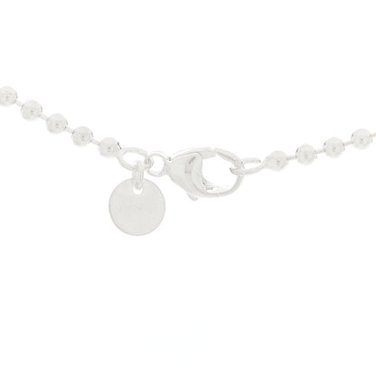 Tiffany Sterling Silver 2.5mm Bead Chain Necklace 20" 3 of 5