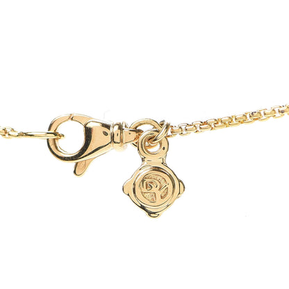 David Yurman 18K Yellow Gold Diamond Stax Rondelle Pendant Necklace 4 of 6