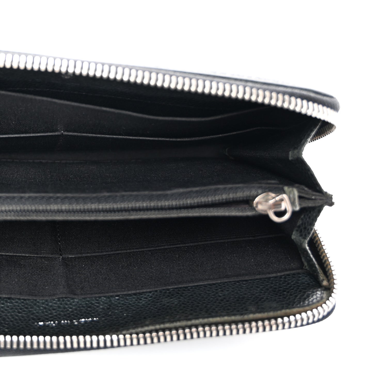 Caviar Outdoor Ligne Zip Around Wallet Black