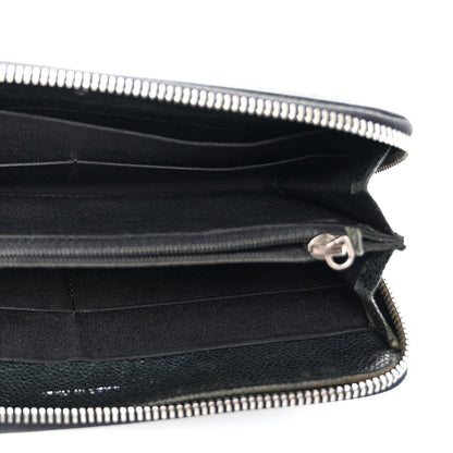 Chanel Caviar Outdoor Ligne Zip Around Wallet Black 5 of 18