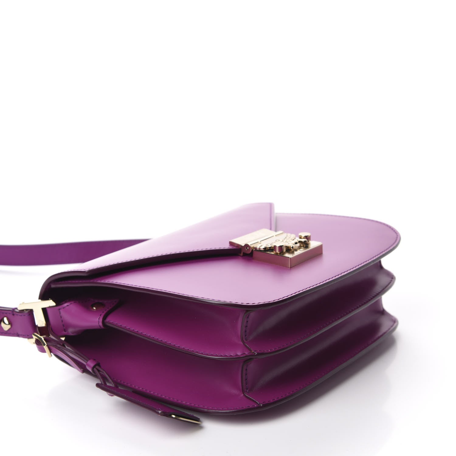 MCM Calfskin Patricia Small Crossbody Bag Viva Lila 5 of 12