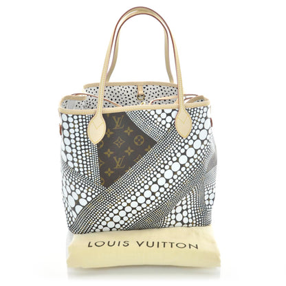 Louis Vuitton Monogram Kusama Waves Neverfull MM White 4 of 10