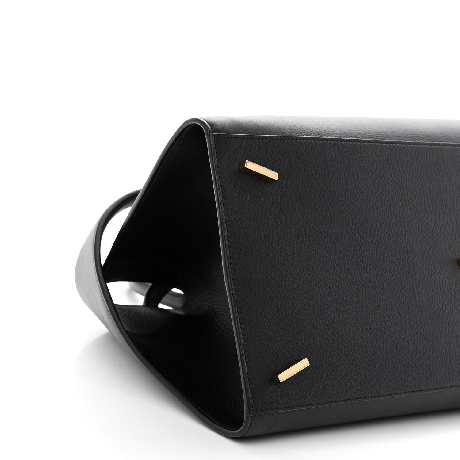 Salvatore Ferragamo Calfskin Medium Hug Bag Black 9 of 10