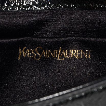 Saint Laurent Patent Small Belle De Jour Clutch Black 6 of 7