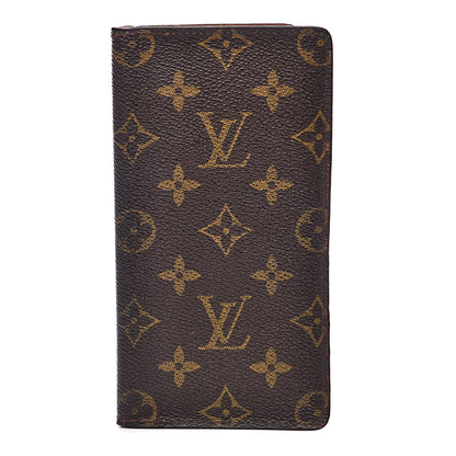 Louis Vuitton Monogram Checkbook Holder Case Wallet 1 of 13