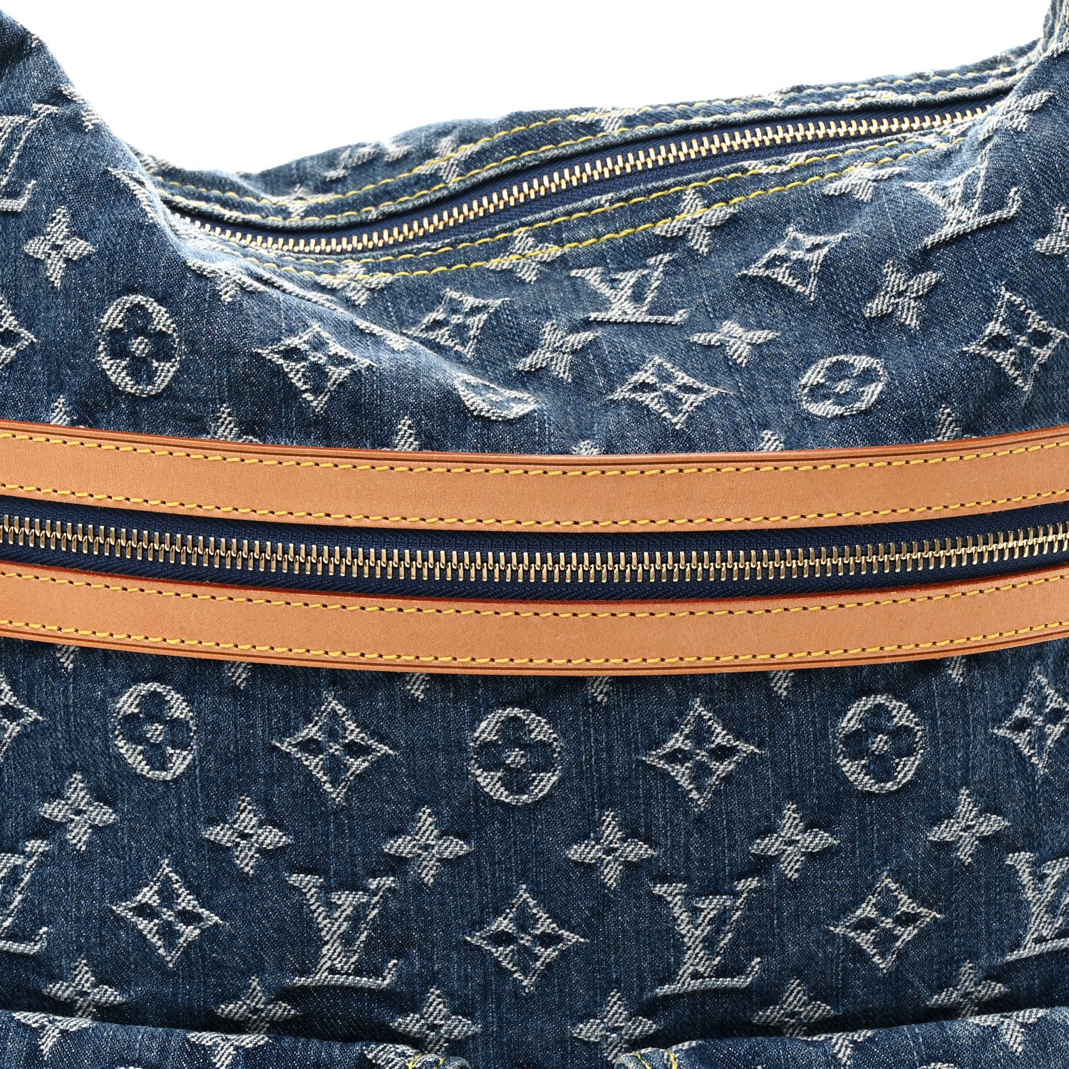 Louis Vuitton Denim Baggy GM Blue 7 of 9