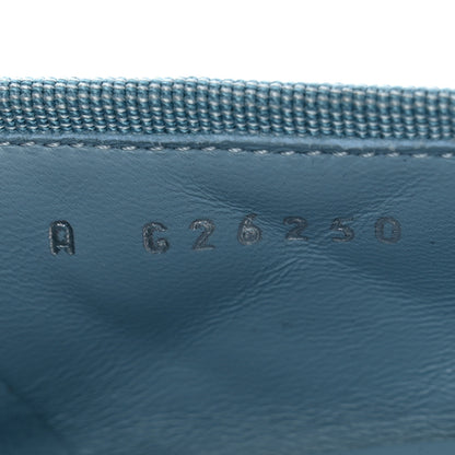 Chanel Lambskin Quilted CC Cap Toe Ballerina Flats 38.5 Blue 8 of 12