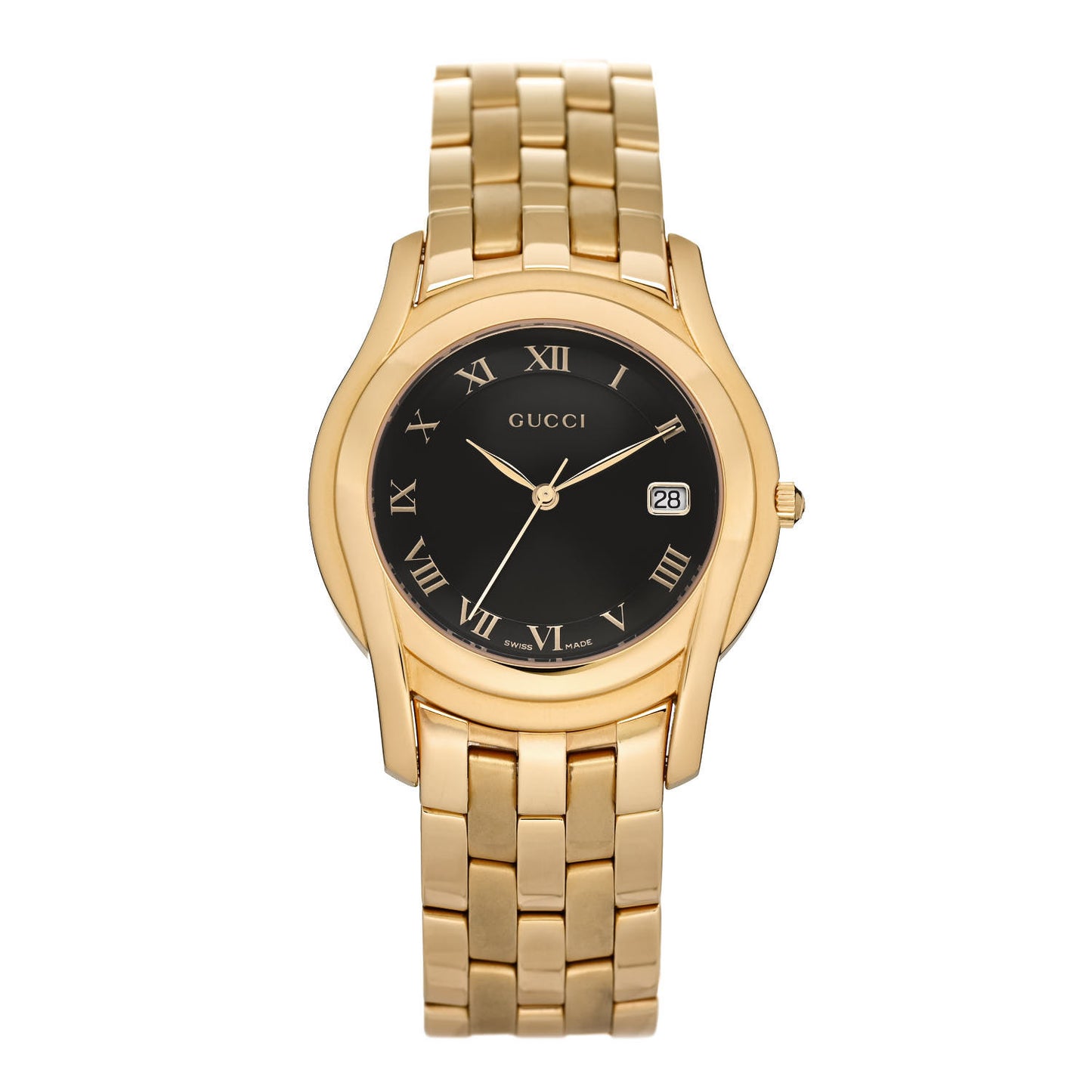 Stainless Steel 34mm 5400M Quartz Watch Black