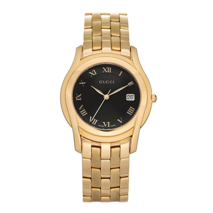 Gucci Stainless Steel 34mm 5400M Quartz Watch Black 1 of 5
