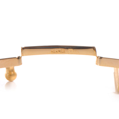 Hermes 24mm Constance H Belt Buckle Brushed Gold Plated 4 of 5