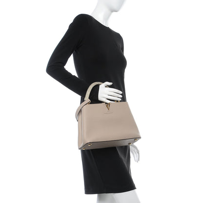Louis Vuitton Taurillon Python Capucines PM Galet 2 of 7