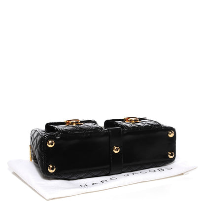 Marc Jacobs Nappa Leather Quilted Venetia Satchel Black 4 of 6