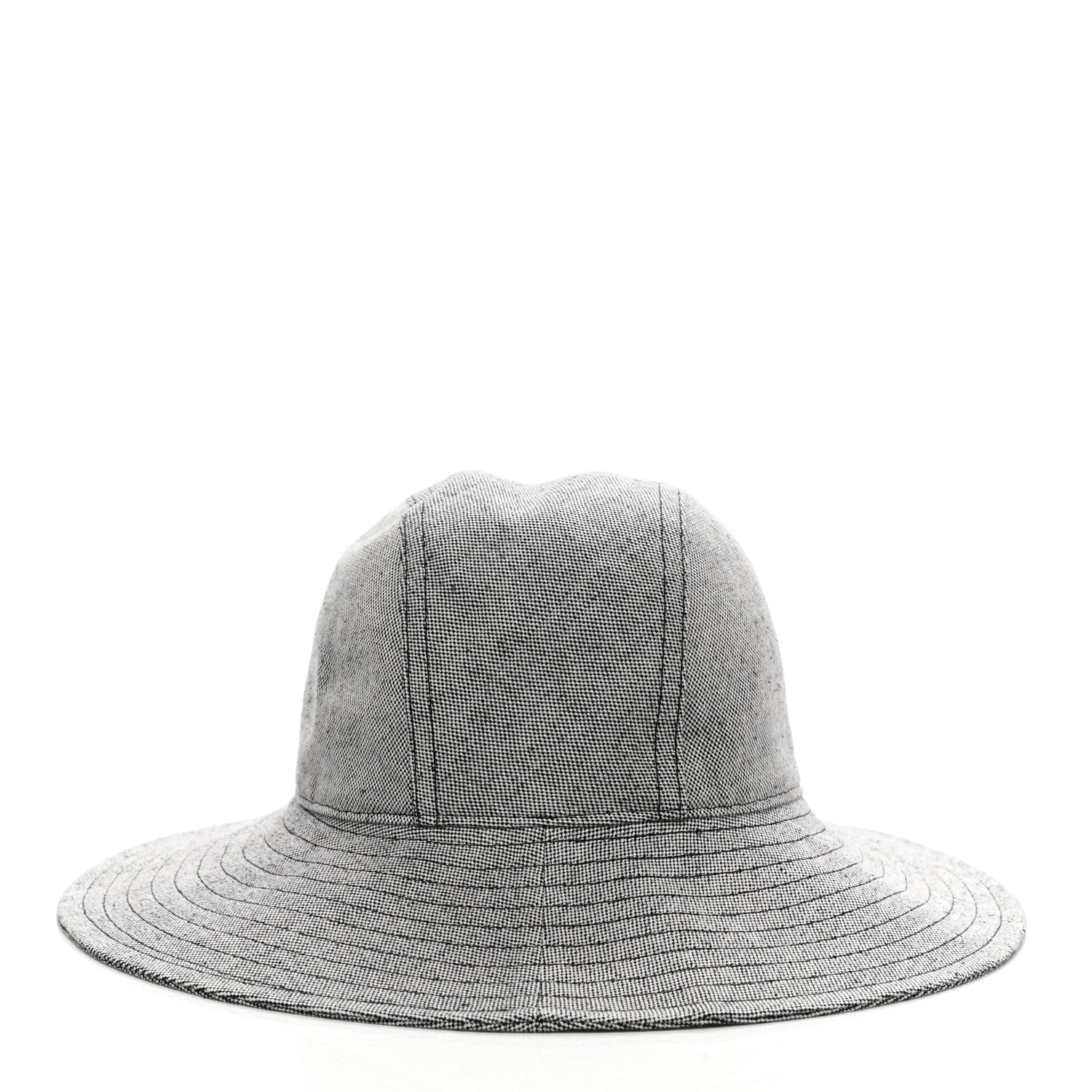 Hermes Linen Cotton Colette Bucket Hat 57 Black 6 of 8