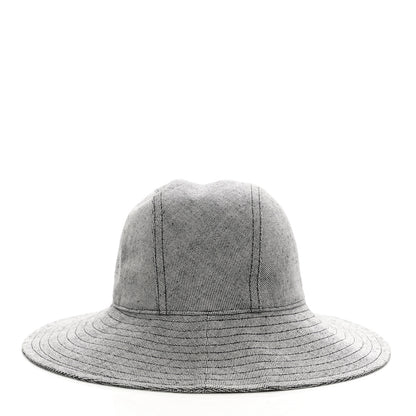Hermes Linen Cotton Colette Bucket Hat 57 Black 6 of 8
