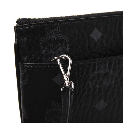 MCM Visetos Medium Crossbody Pouch Black 12 of 16