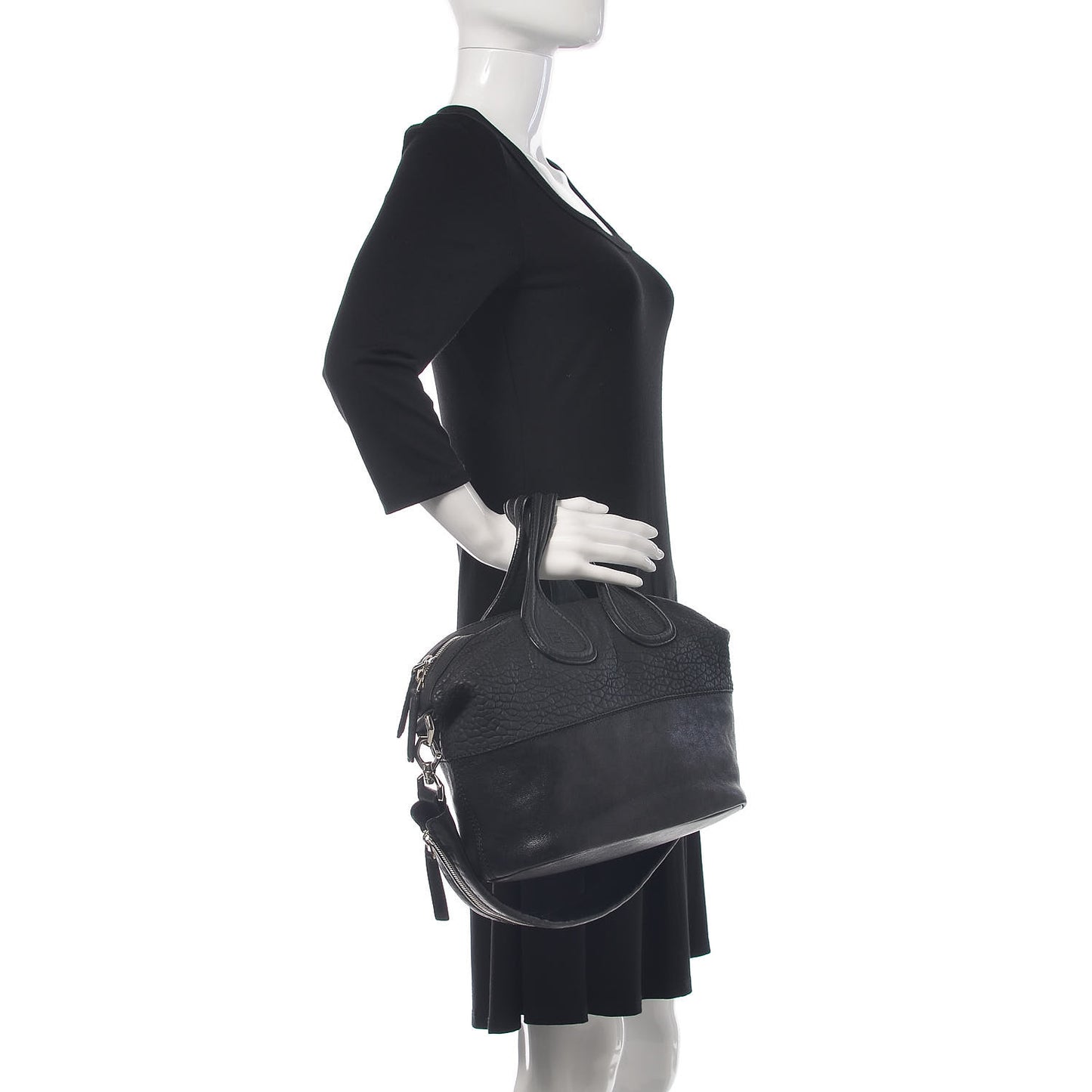 Sheepskin Calfskin Small Nightingale Black