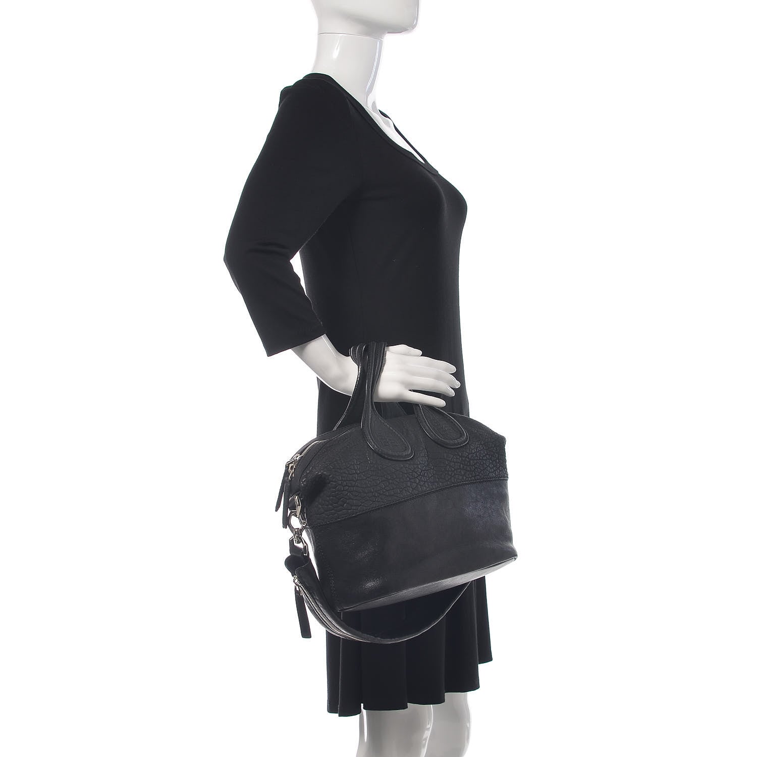 Givenchy Sheepskin Calfskin Small Nightingale Black 3 of 12