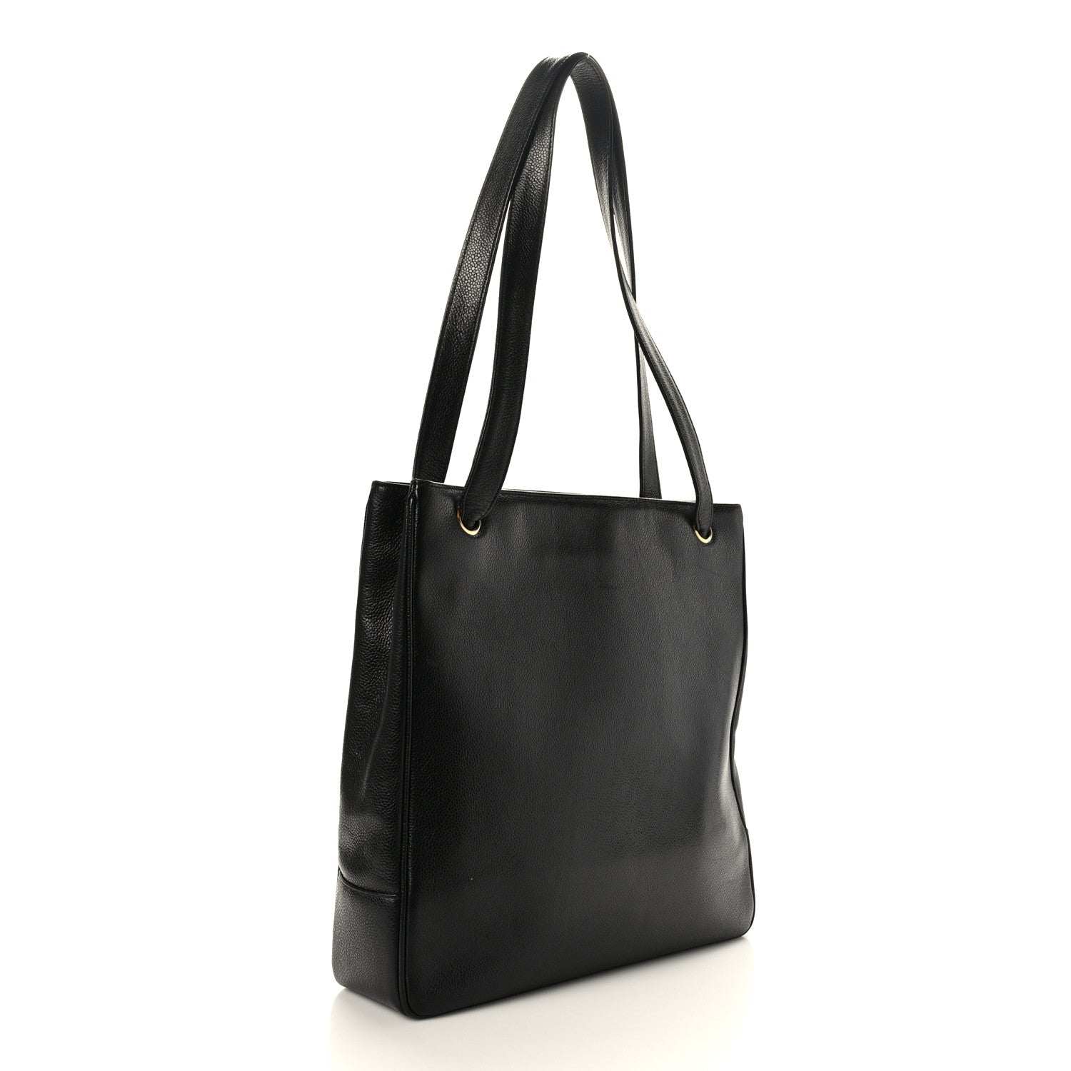 Chanel Caviar Large CC Shoulder Bag Black 3 of 9
