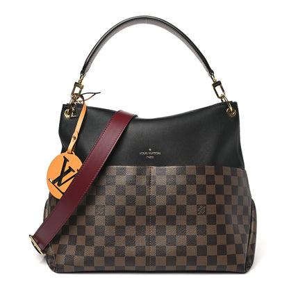 Louis Vuitton Damier Ebene Calfskin Maida Black 1 of 9