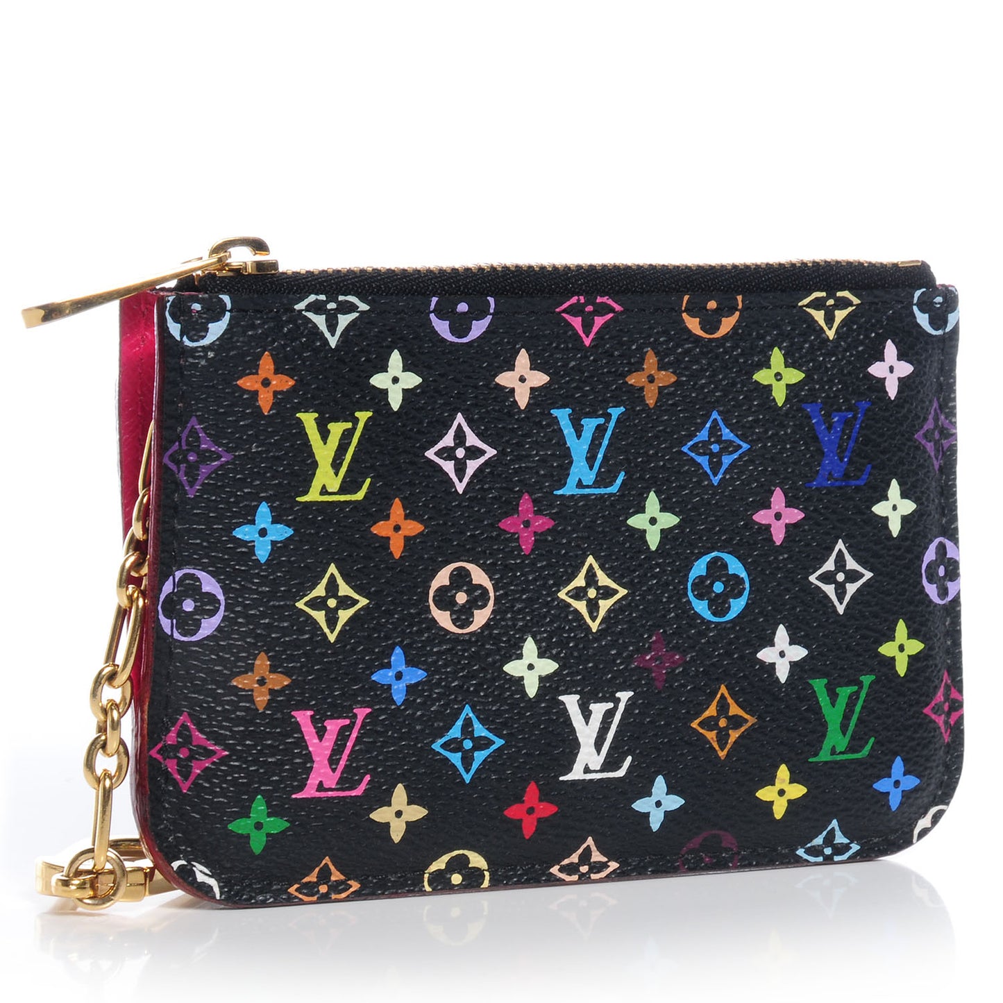 Monogram Multicolor Key Pouch Black Grenade