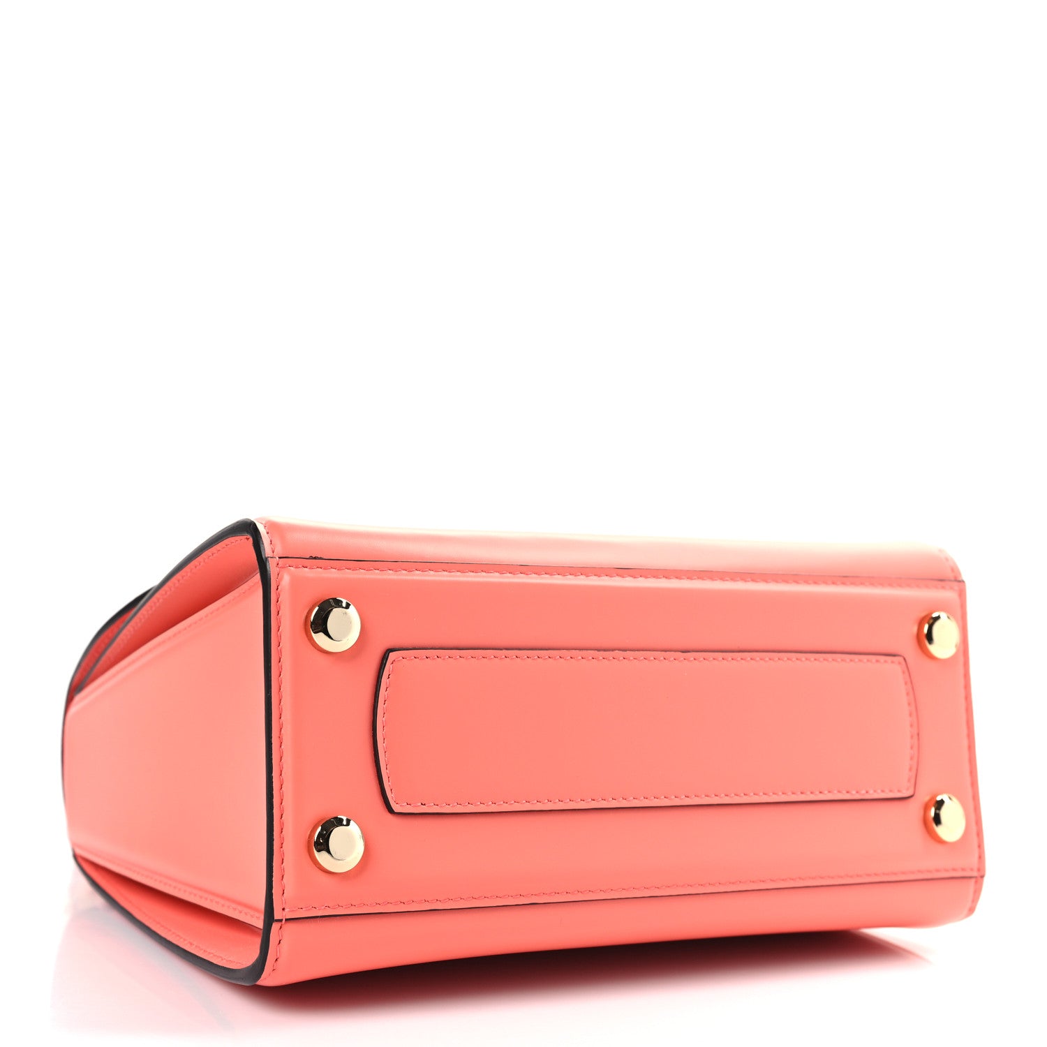 Salvatore Ferragamo Smooth Calfskin Small Boxyz Orange 4 of 8