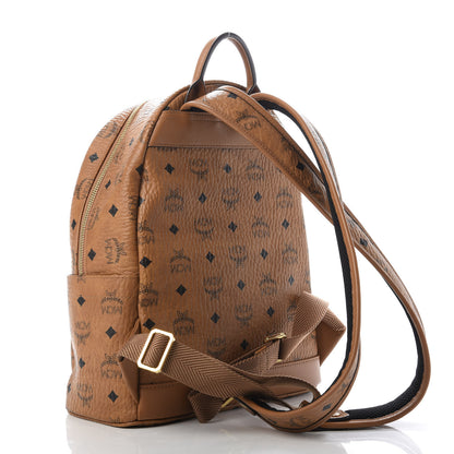 MCM Visetos Year Of The Mouse Small Stark Backpack Cognac 2 of 4