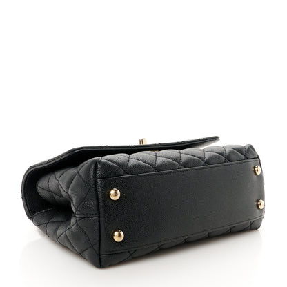 Chanel Caviar Quilted Mini Coco Handle Flap Black 4 of 11