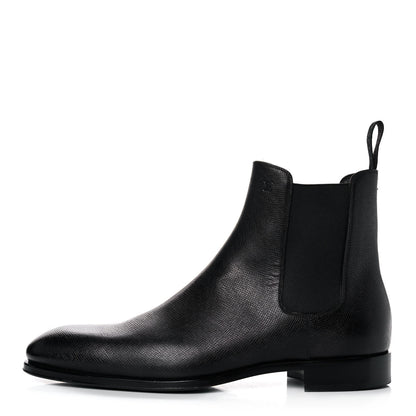 Louis Vuitton Taiga Mens LV Vendome Chelsea Boots 9.5 Black 1 of 9