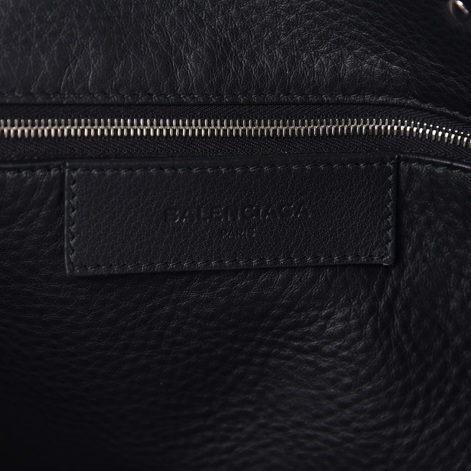 Balenciaga Supple Calfskin Papier A4 Zip Around Tote Black 6 of 7