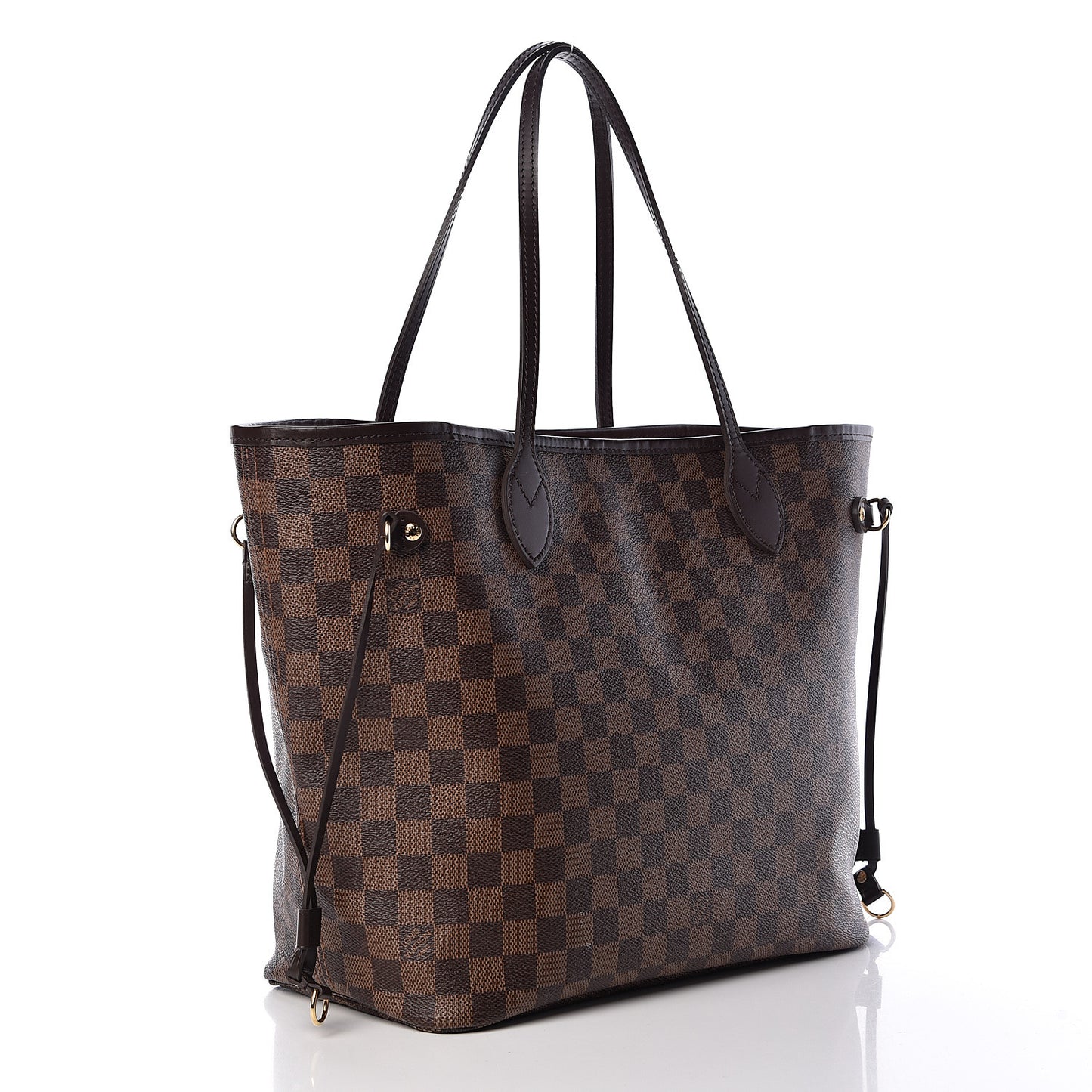 Damier Ebene Neo Neverfull MM Rose Ballerine